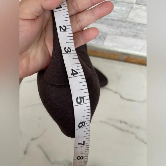 Christian Louboutin red bottom Brown Wool women’s Heels size 39 .8.5 - Picture 13 of 14